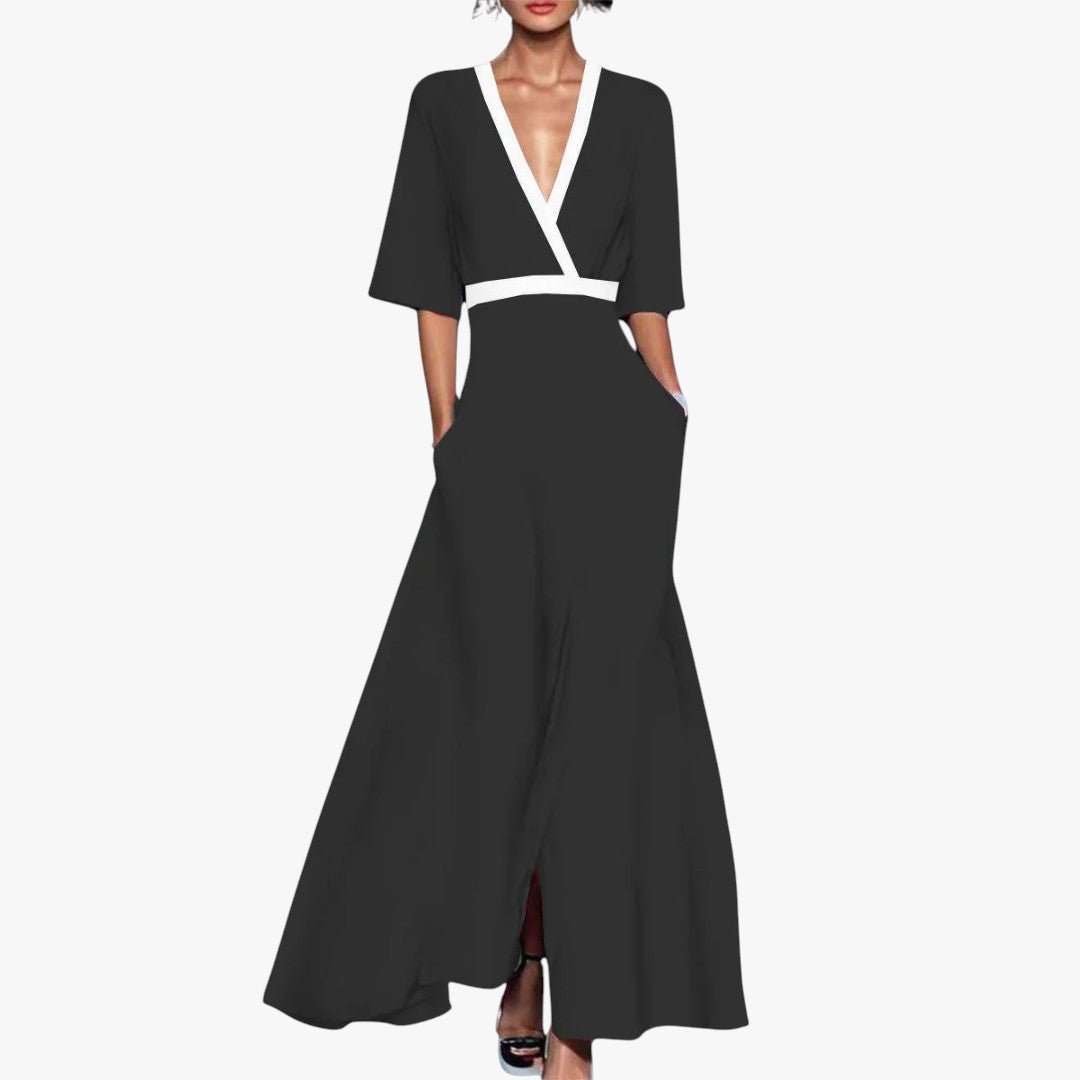 Miles & Luna Cotton Floral Maxi Dress for Women