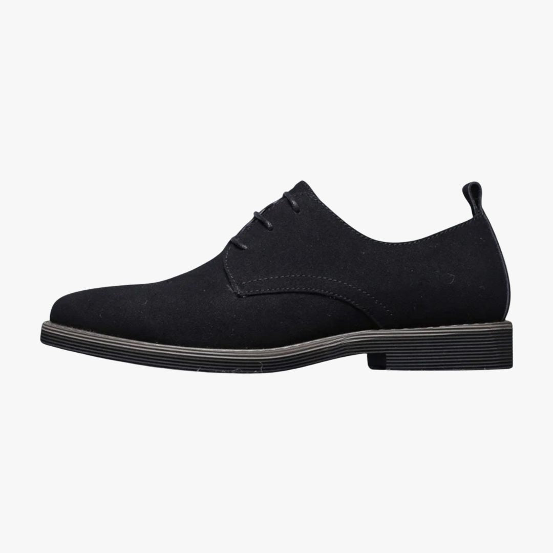 Miles & Luna | Derby Suede Leather Oxford – Business Laced Loafer for Men