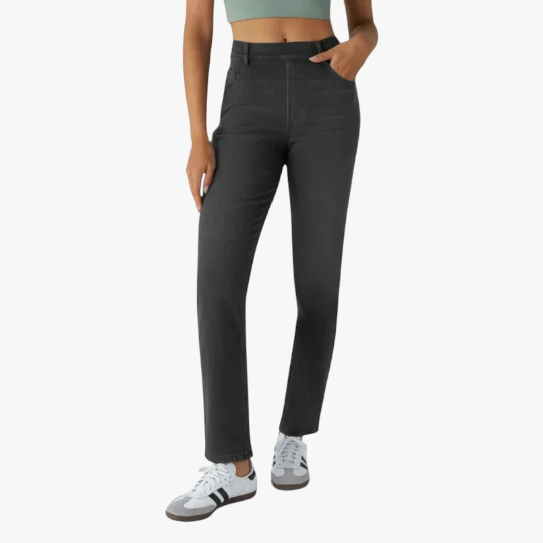 Miles & Luna Elastic Pants - Comfortable Stretch Pants, Stylish and Casual Pants for Daily Use