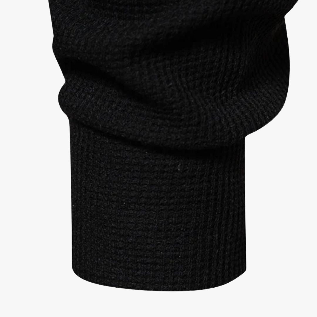 Miles & Luna | Elegant Henley Long Sleeve Light T-Shirt - Casual Cotton Shirt for Men