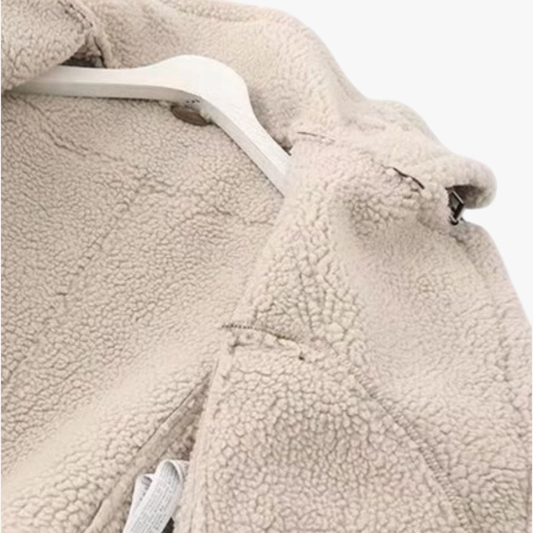 Miles & Luna Elegant Suede Warm Jacket for Women