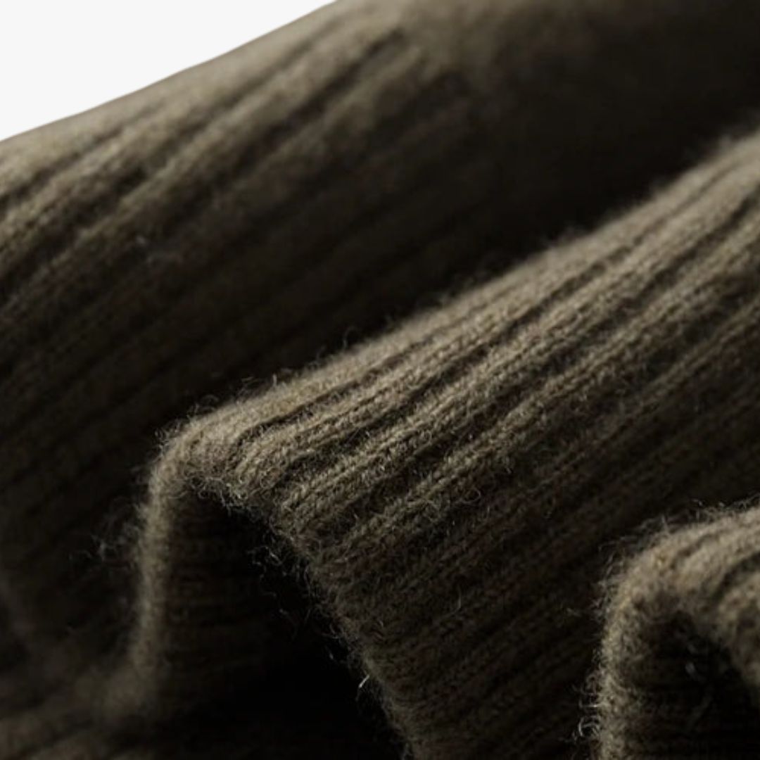 Miles & Luna | Fine Cashmere Cardigan Premium Polo Jacket for Men