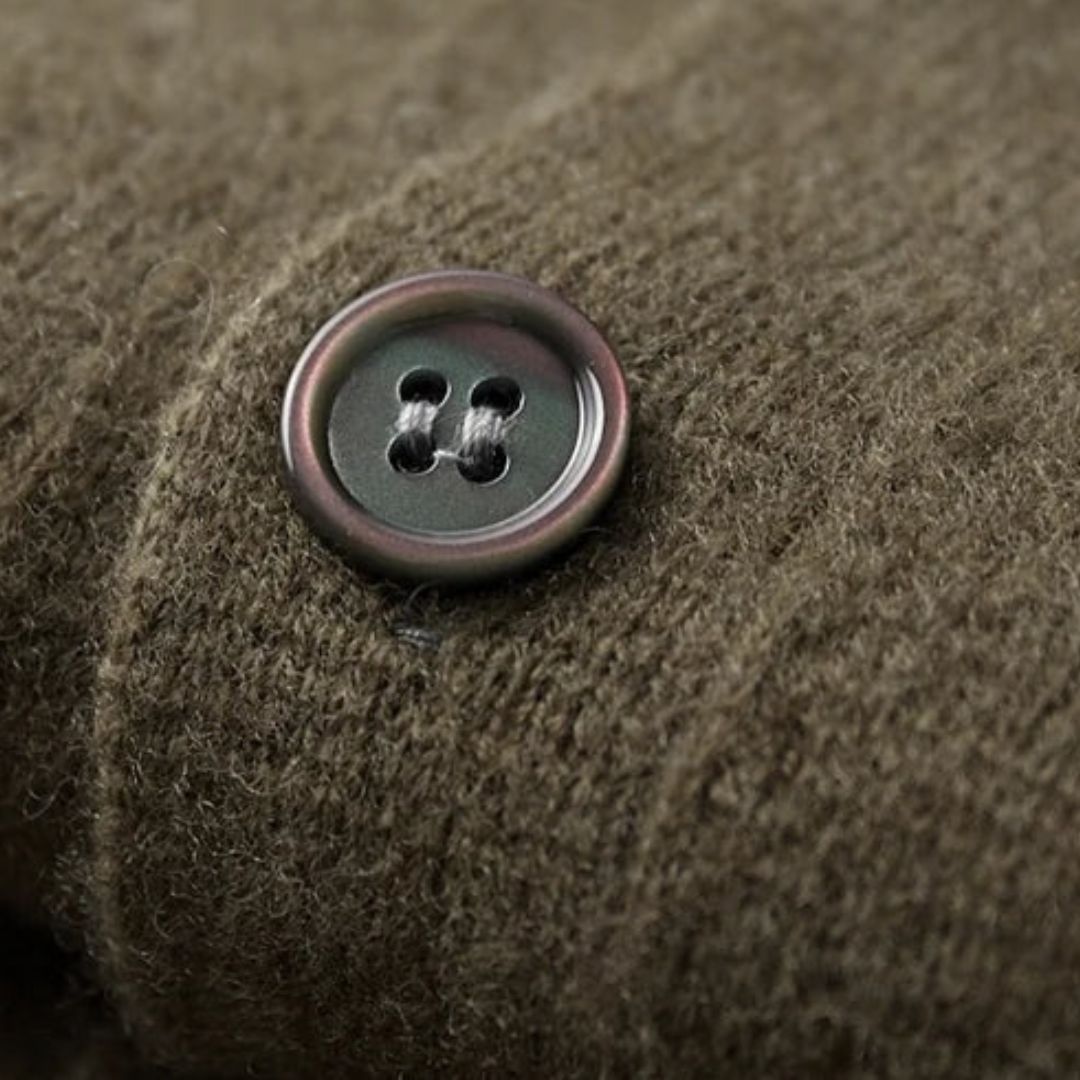 Miles & Luna | Fine Cashmere Cardigan Premium Polo Jacket for Men