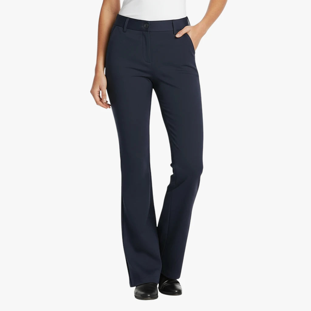 Miles & Luna Flared Pants High Waist With Wide Legs For Women