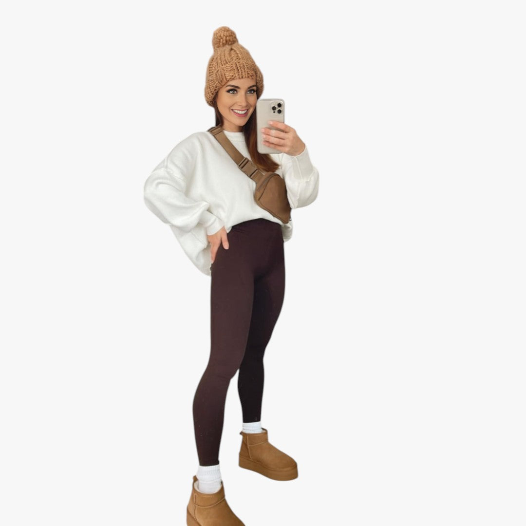 Miles & Luna Fleece Leggings for Women