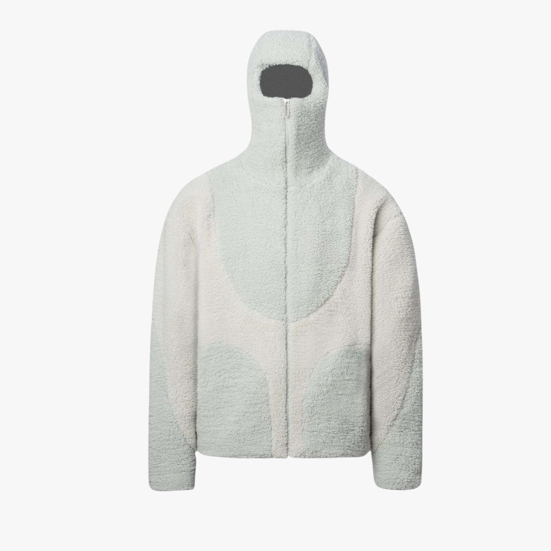 Miles & Luna Fleece Zip-Up Hoodie Sherpa Jacket for Men
