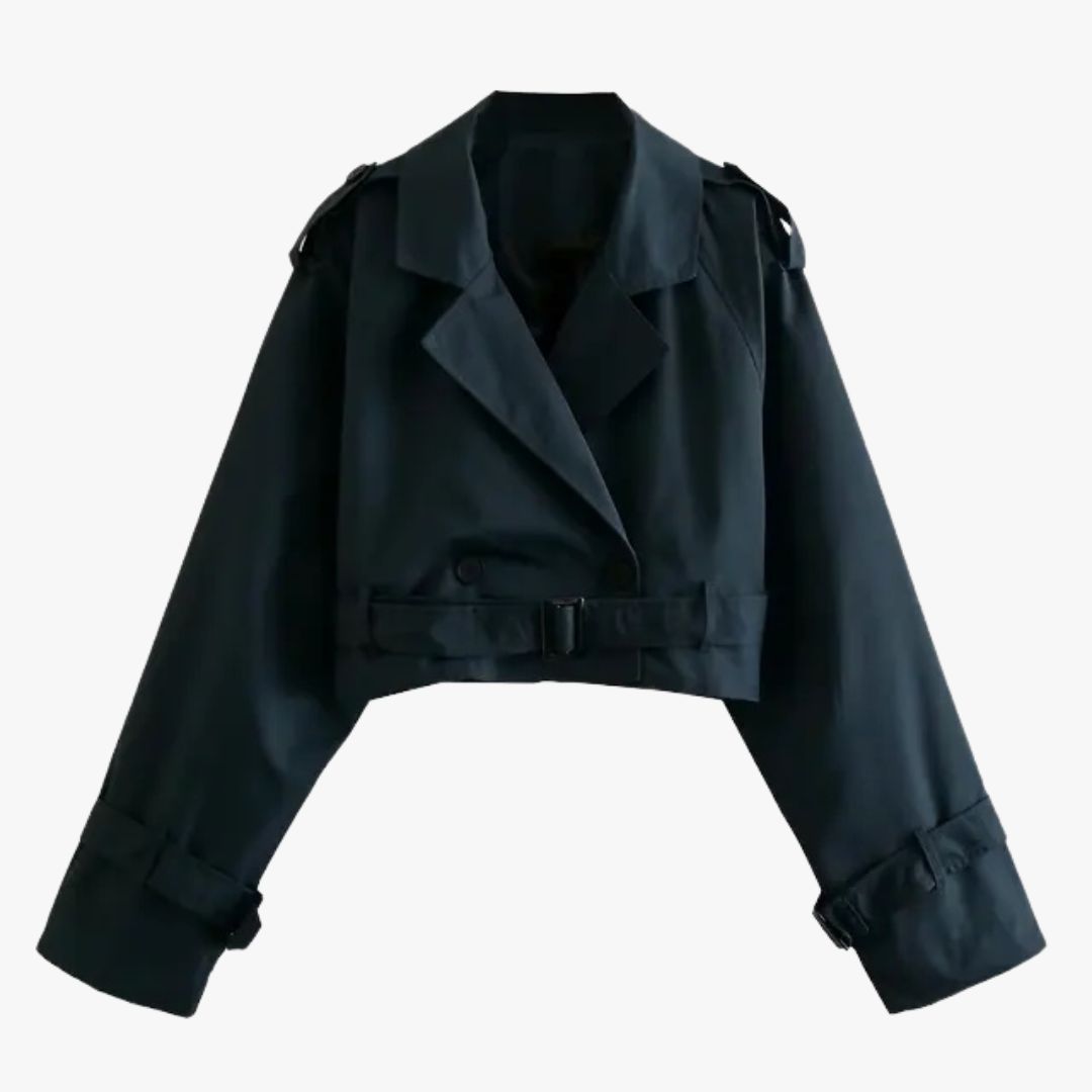 Miles & Luna Jacket with Lapel Collar for Women