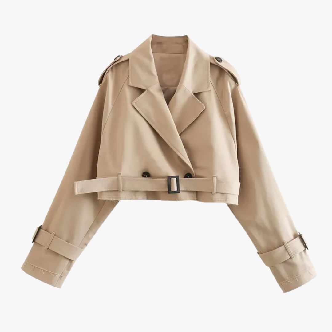 Miles & Luna Jacket with Lapel Collar for Women