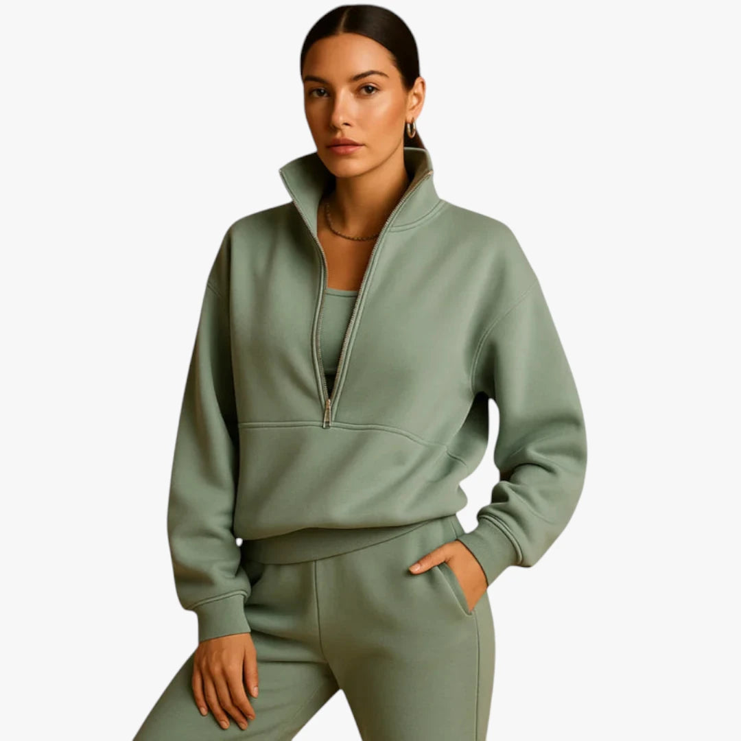 Miles & Luna Jogging Suit – Two-Piece Training Suit with Half Zip and Comfort Fit
