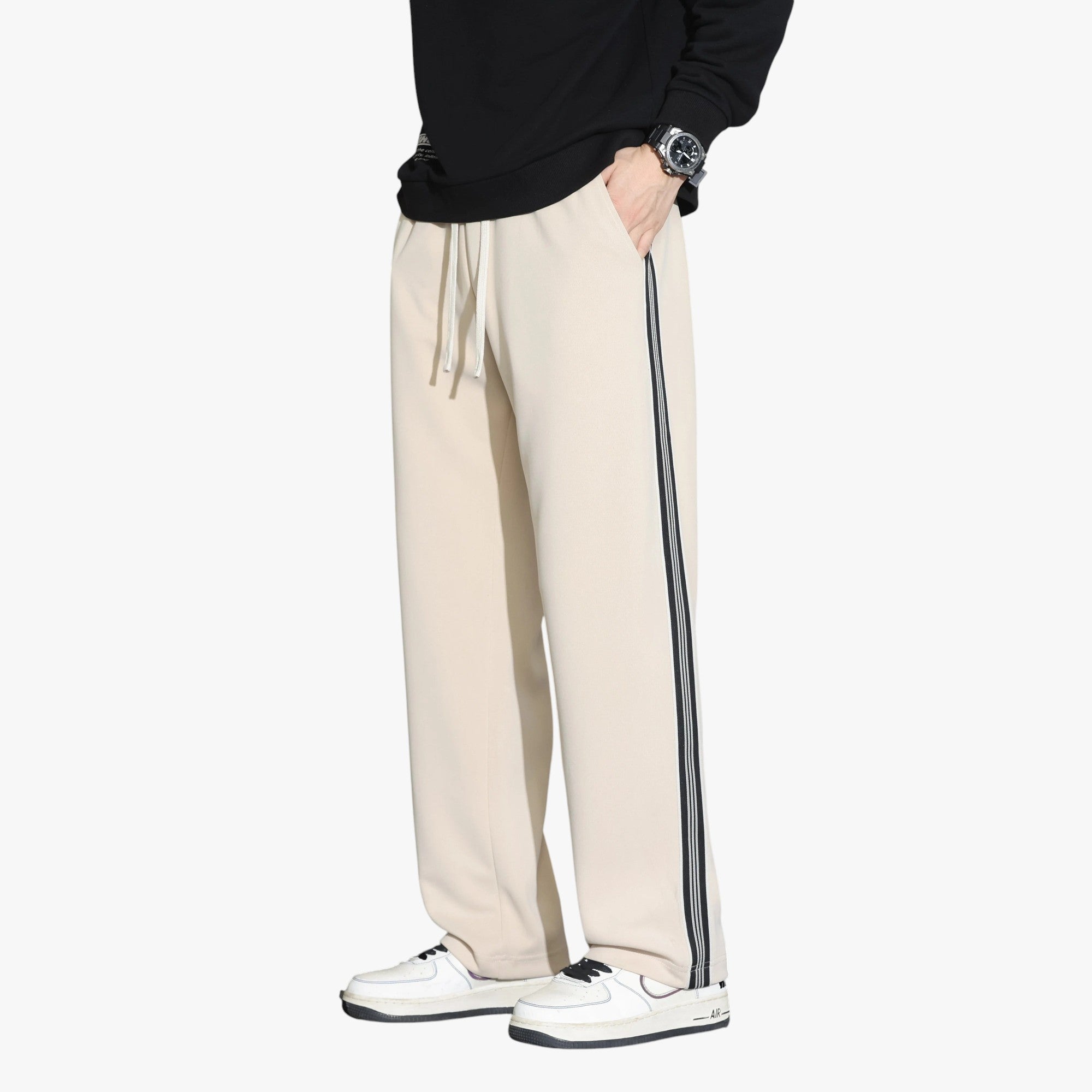 Miles & Luna Leisure Stripe Joggers for Men
