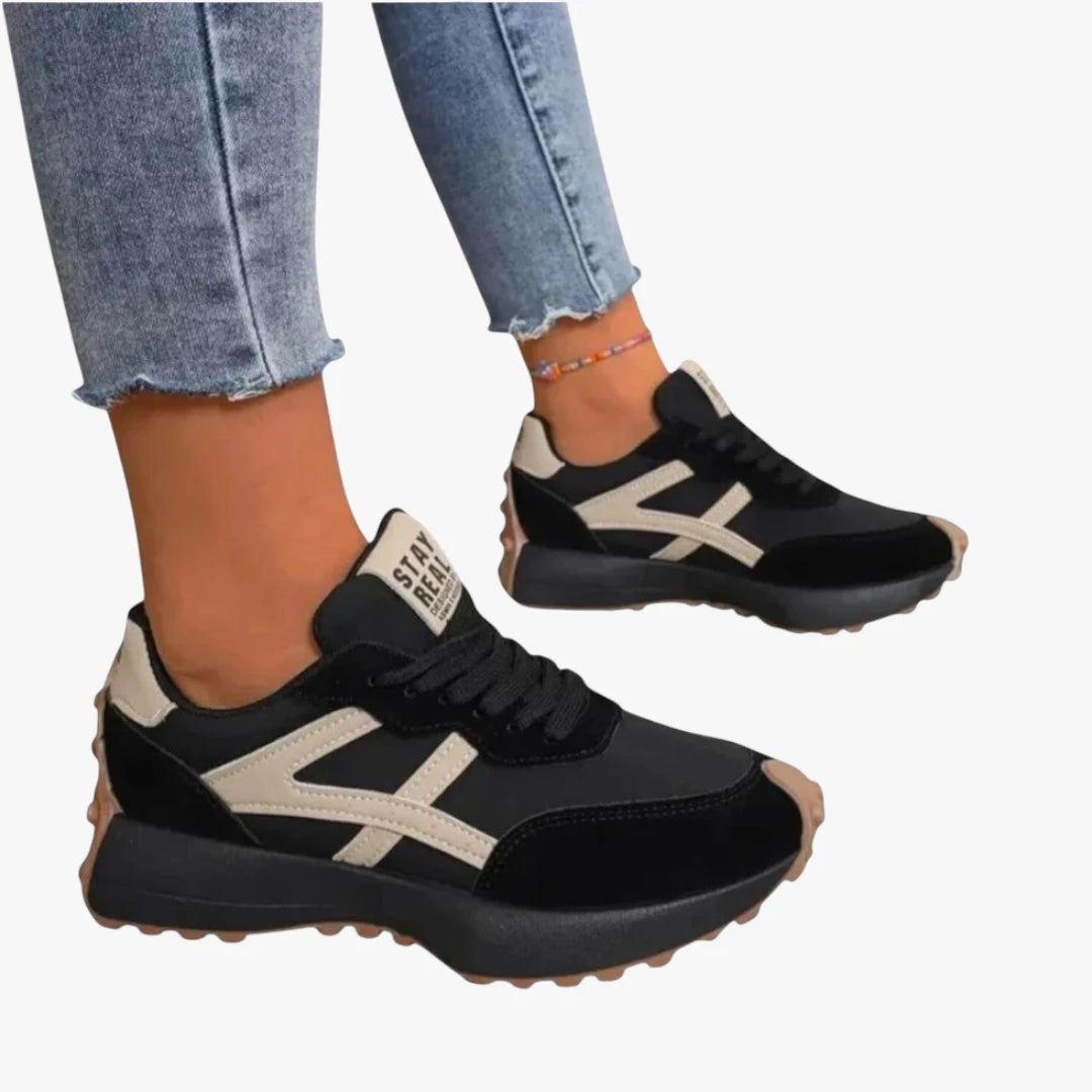 Miles & Luna Lightweight Trainers with Breathable Cushioned Comfort for Women