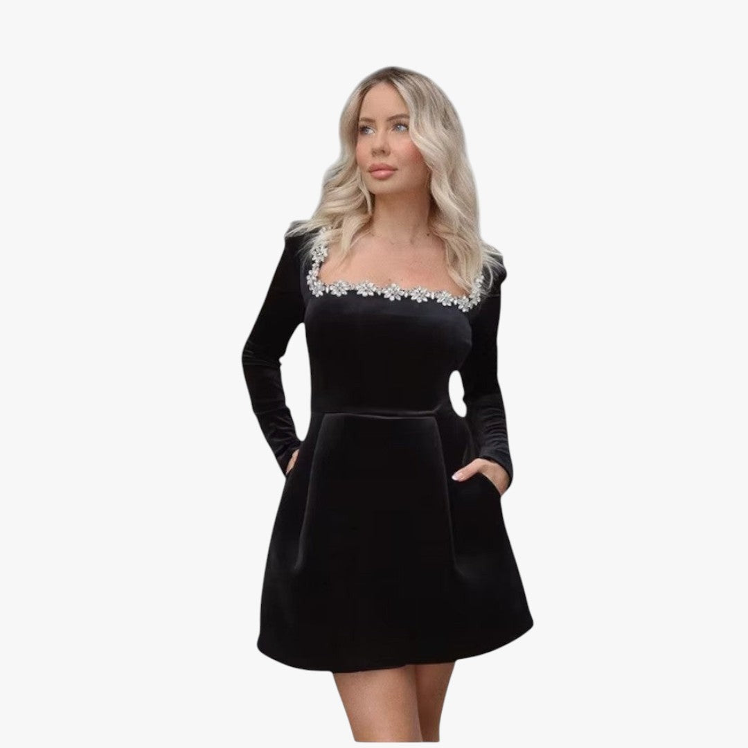 Miles & Luna Long Sleeve Mini Dress for Women