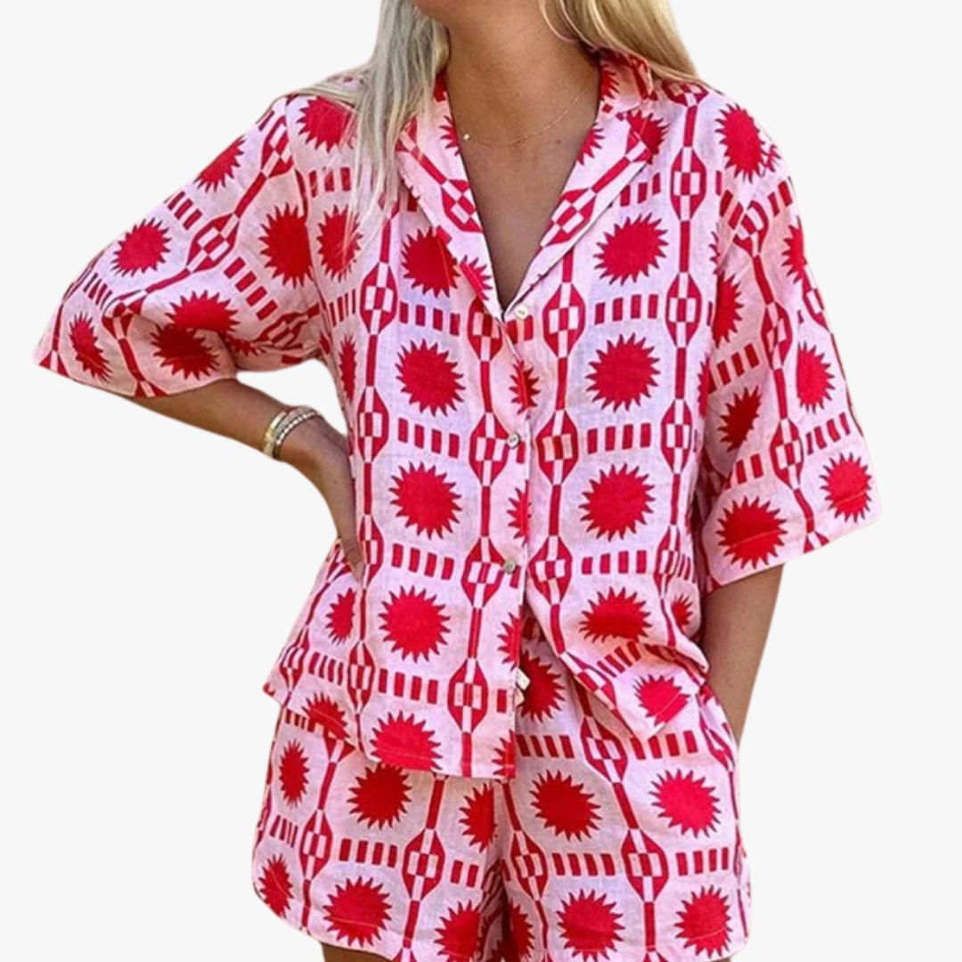 Miles & Luna | Loose Summer Two-Piece Set for Women