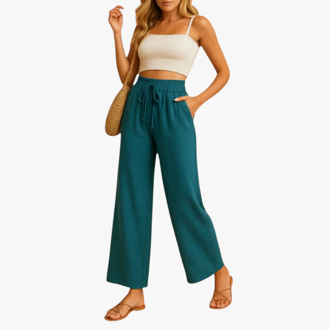 Miles & Luna Lounge Pants – High Waist and Oversized Legs