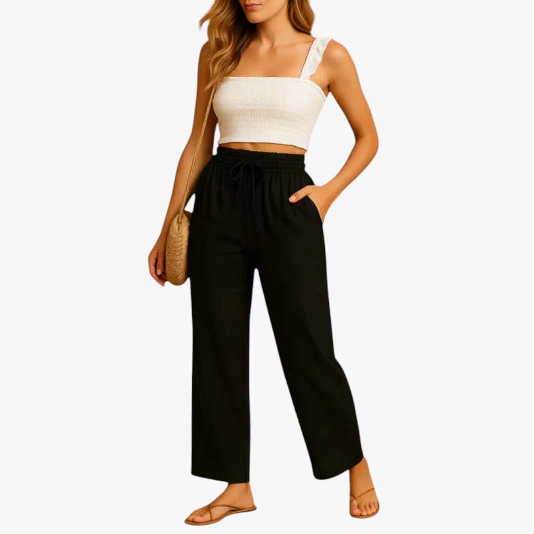 Miles & Luna Lounge Pants – High Waist and Oversized Legs