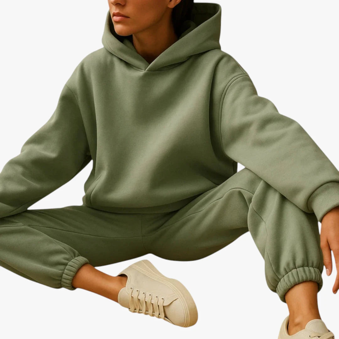 Miles & Luna Loungewear Set – Oversized Hoodie & Stretchy Pants
