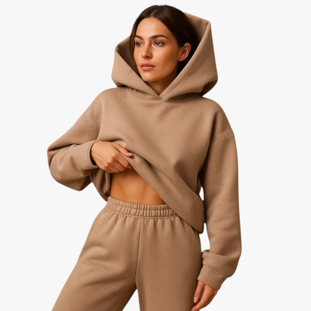 Miles & Luna Loungewear Set – Oversized Hoodie & Stretchy Pants