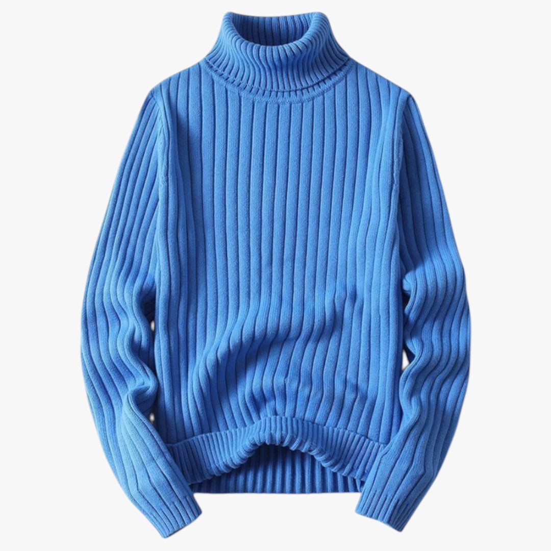 Miles & Luna Merino Wool Turtleneck Sweater for Men
