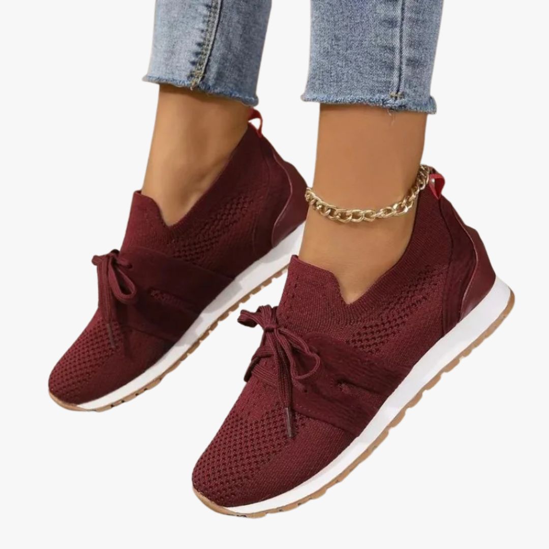 Miles & Luna Mesh Lace Up Shoes for Women