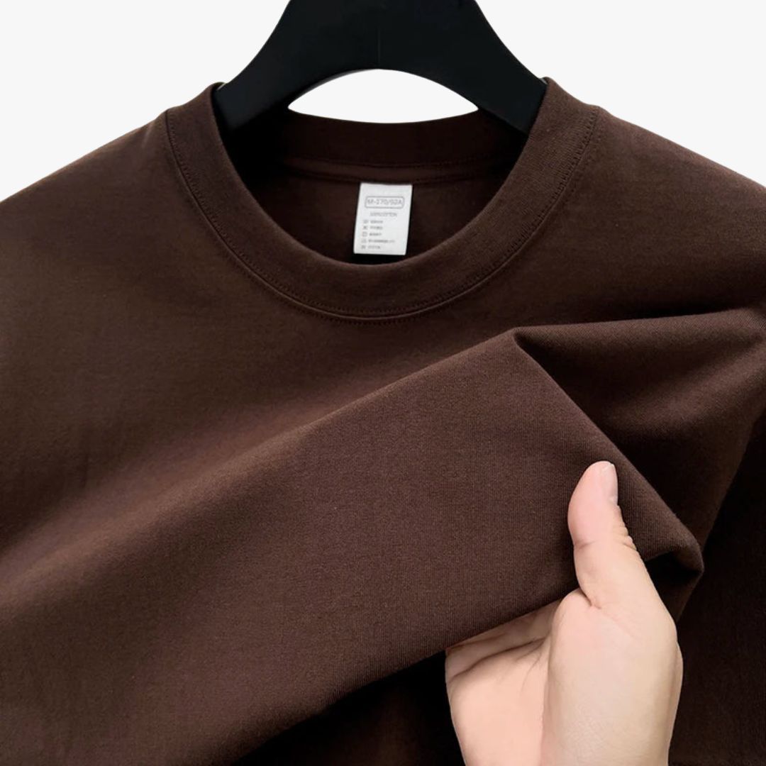 Miles & Luna | Premium Cotton Crew Neck T-Shirt for Men