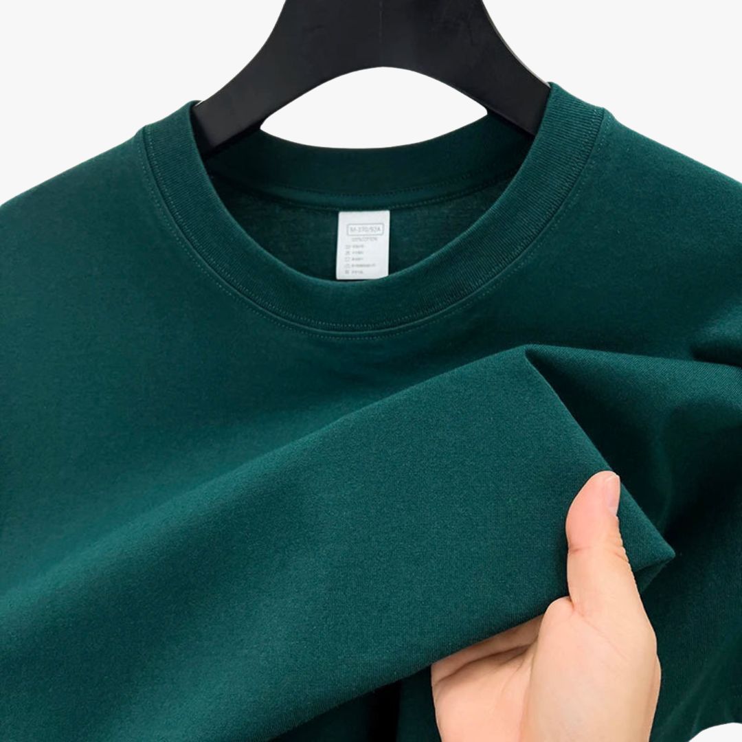 Miles & Luna | Premium Cotton Crew Neck T-Shirt for Men