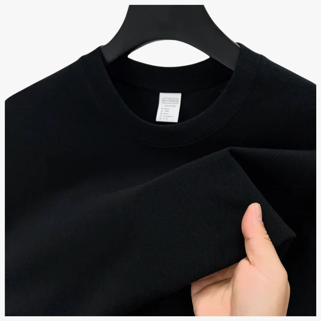Miles & Luna | Premium Cotton Crew Neck T-Shirt for Men