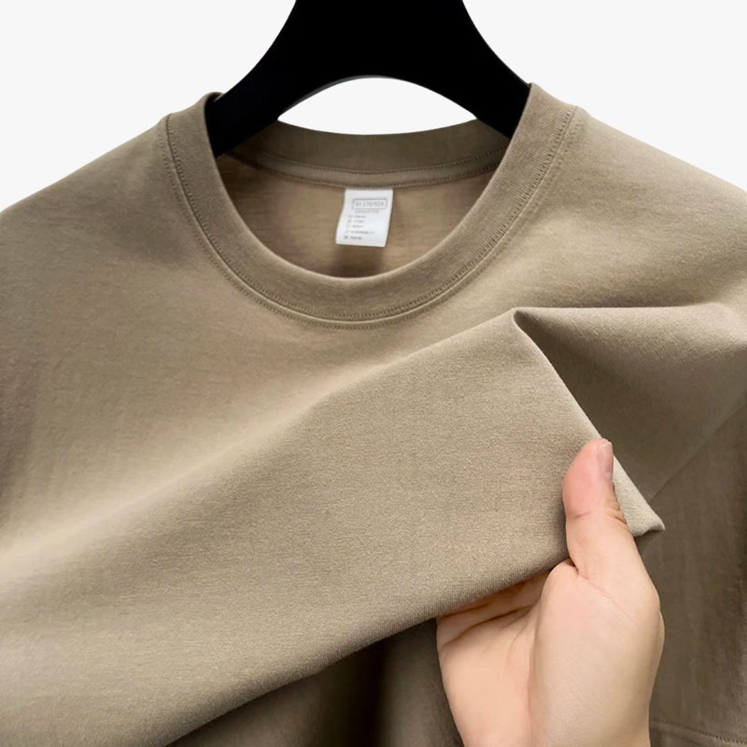 Miles & Luna | Premium Cotton Crew Neck T-Shirt for Men