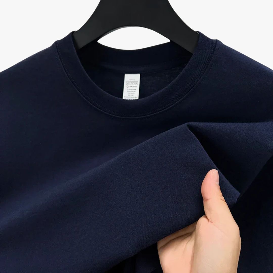 Miles & Luna | Premium Cotton Crew Neck T-Shirt for Men
