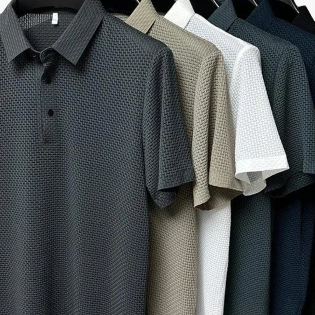 Miles & Luna | Prestigio Silk Polo Anti-Wrinkle & Breathable for Men