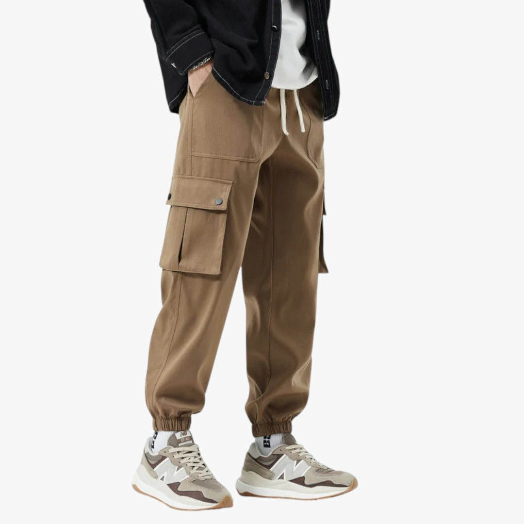 Miles & Luna Relaxed Fit Cargo Jeans for Men