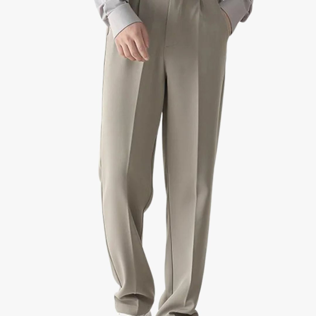 Miles & Luna | Relaxed Fit Draped Formal Pants for Men