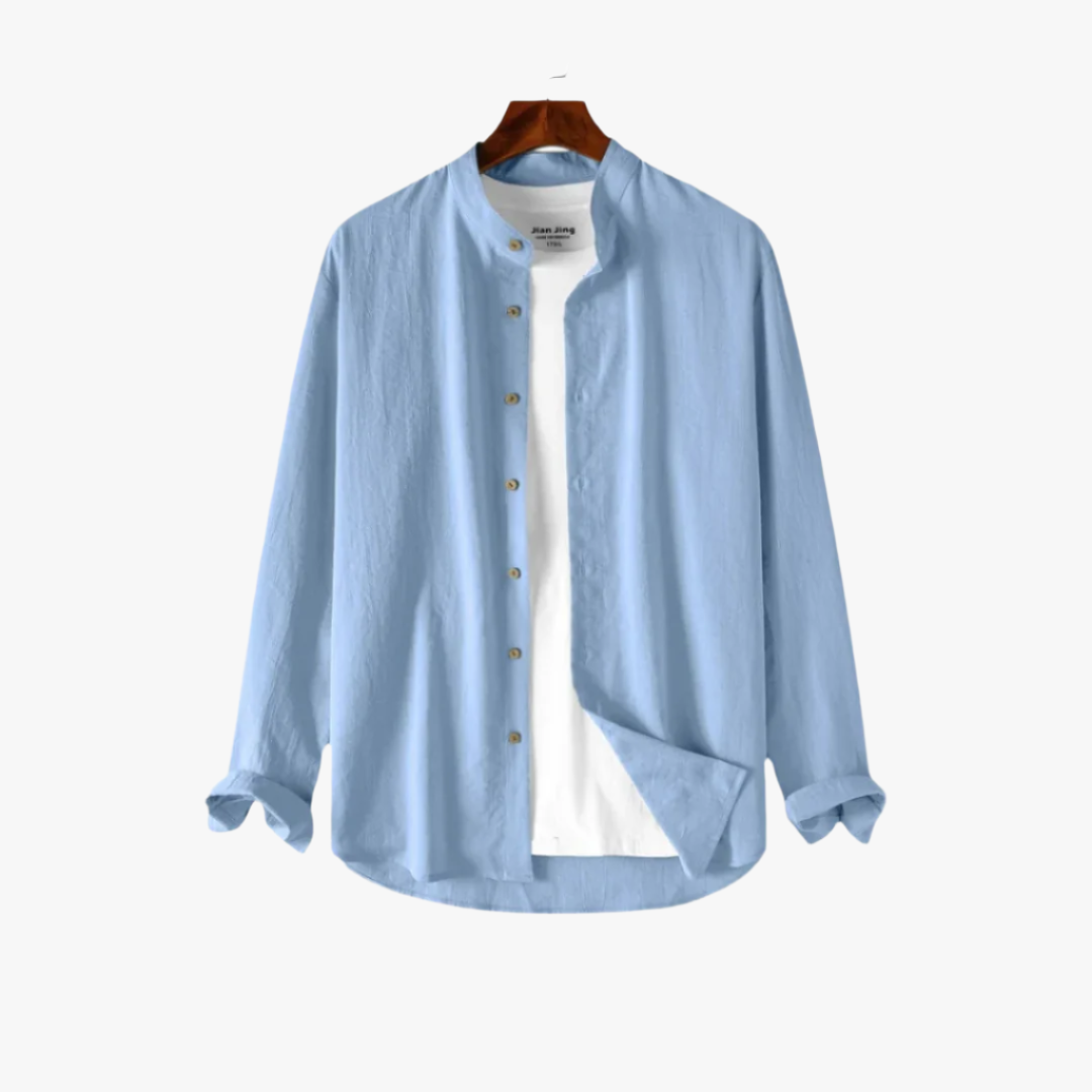Miles & Luna | Relaxed Fit Men's Shirt - Casual & Comfortable Long Sleeve