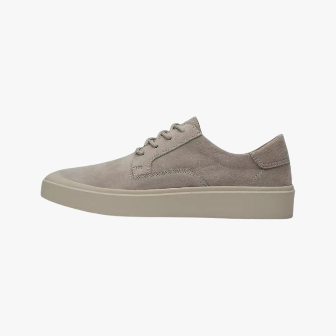 Miles & Luna | Sand Leather Suede Height Shoes – Formal Business Sneakers for Men