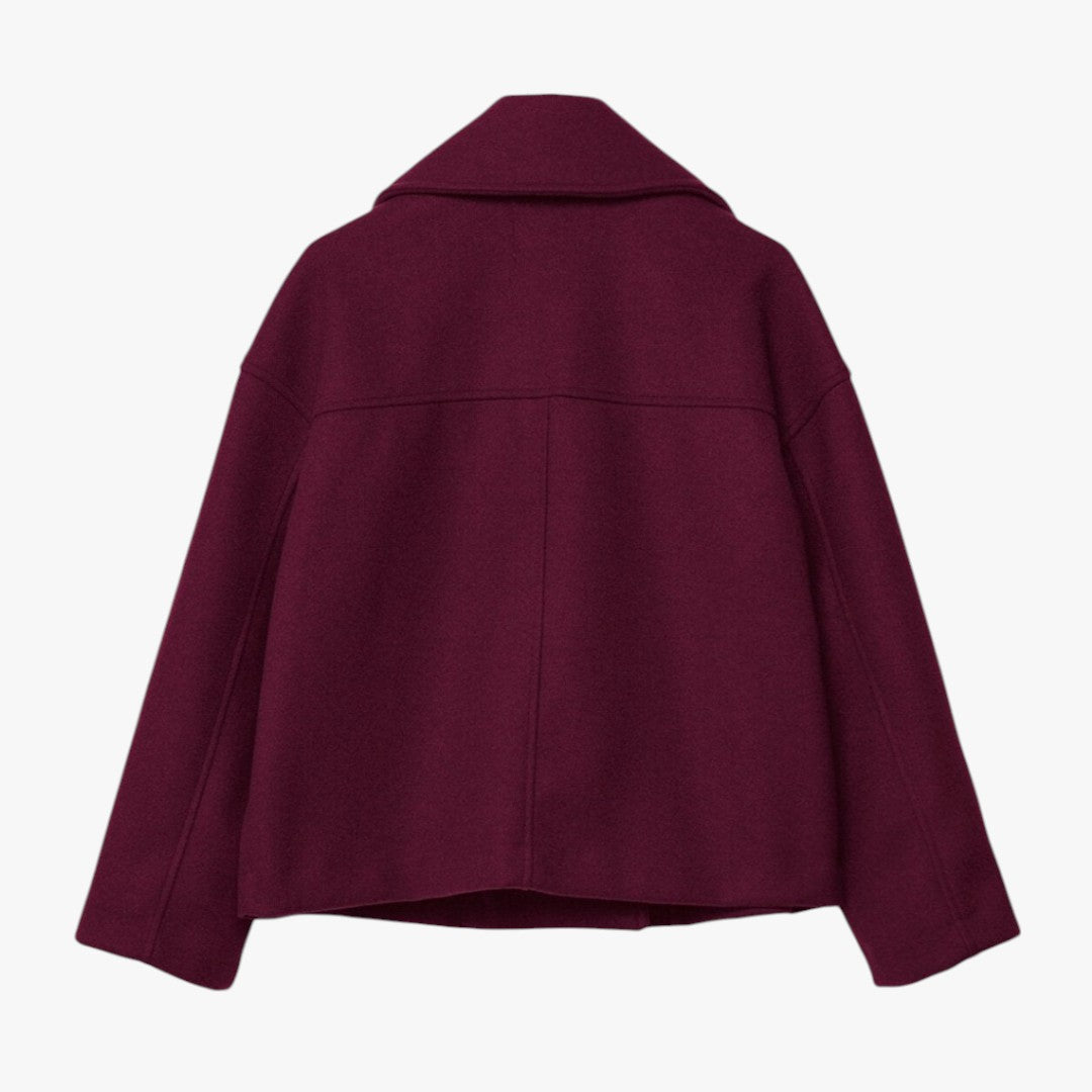 Miles & Luna Short Double-Breasted Blazer for Women