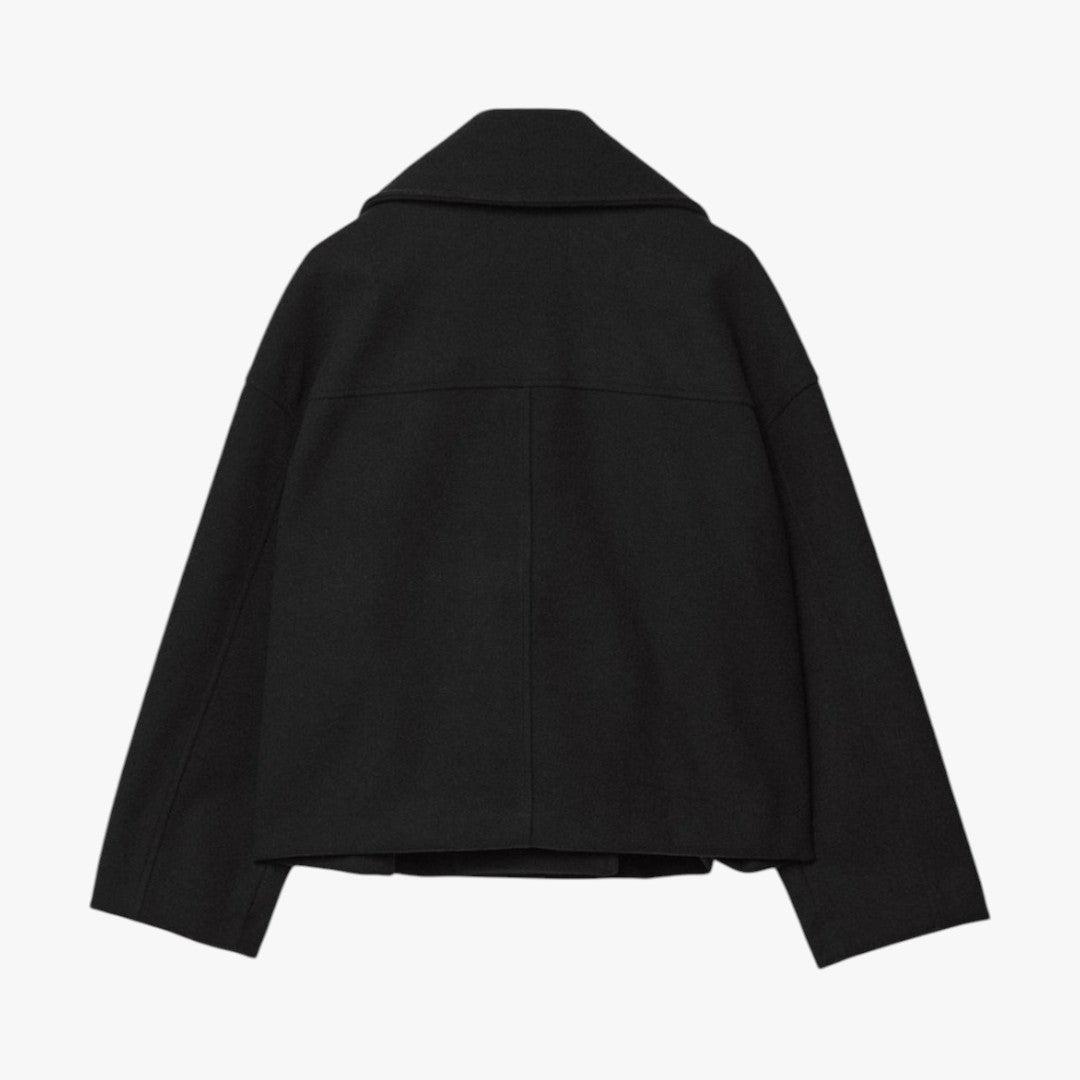 Miles & Luna Short Double-Breasted Blazer for Women