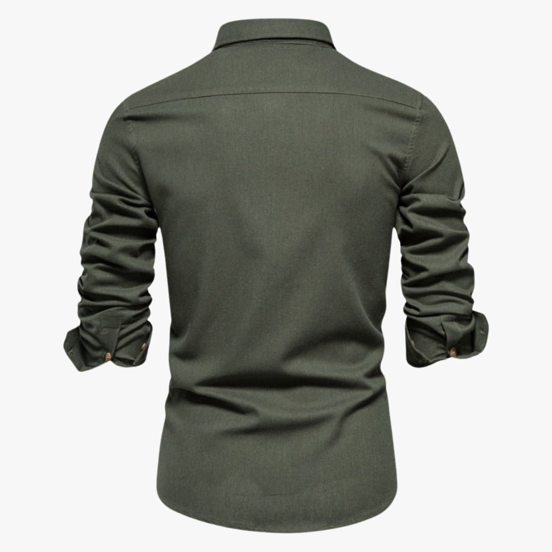 Miles & Luna | Slim Fit Button-Down Shirt for Men