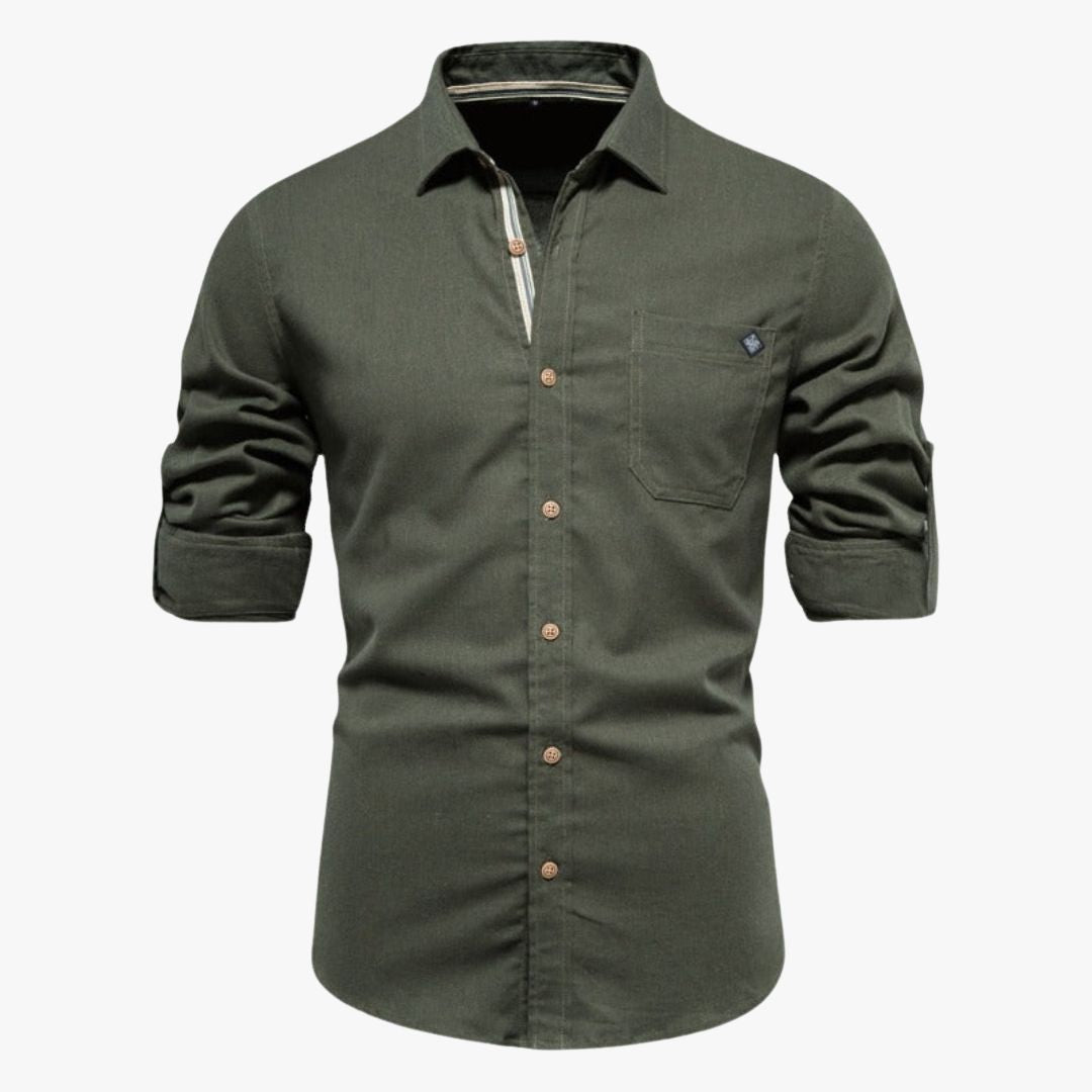 Miles & Luna | Slim Fit Button-Down Shirt for Men