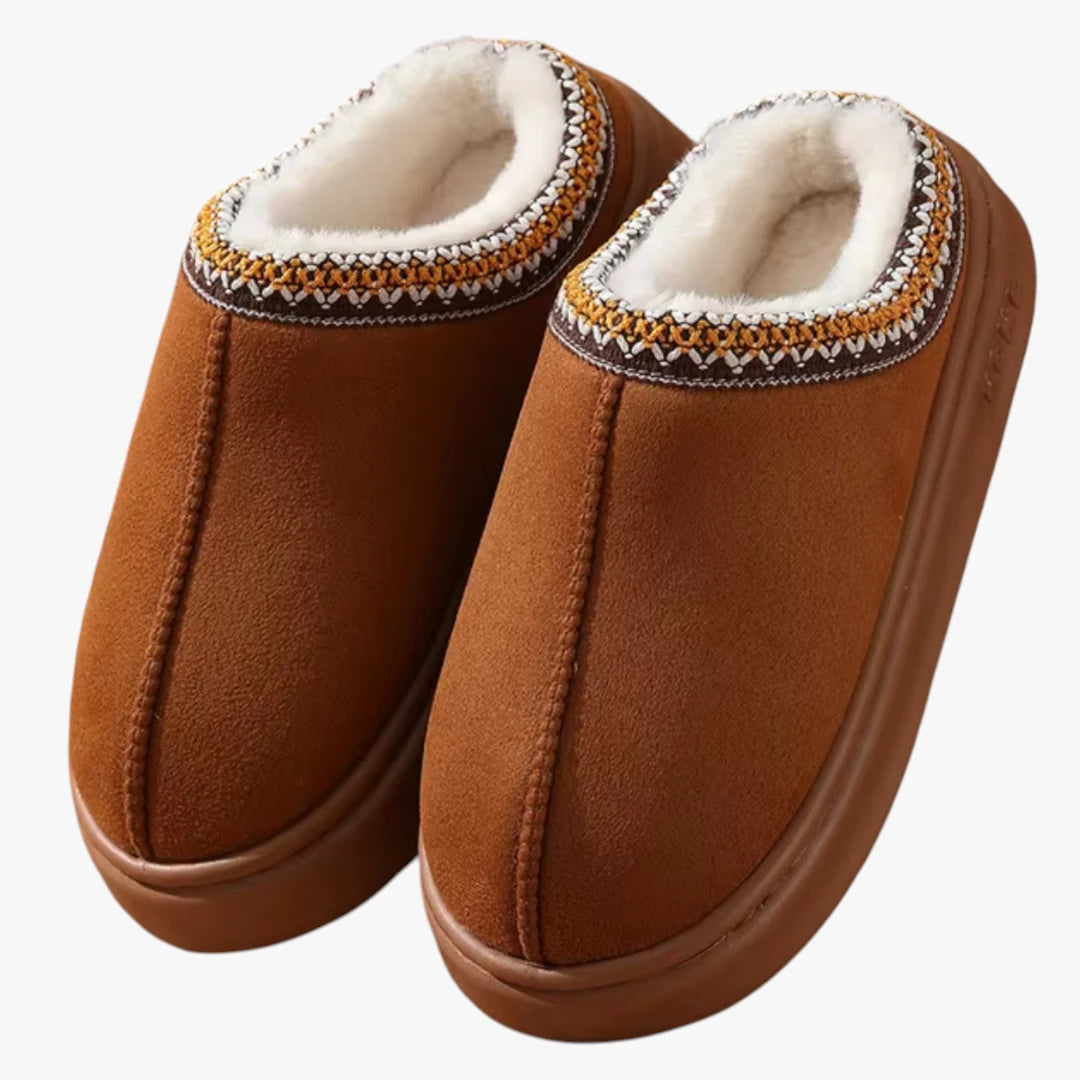 Miles & Luna Slippers with Memory Foam Comfort and Warm Lining