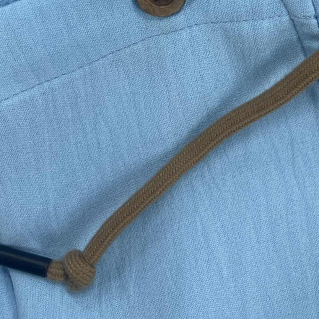 Miles & Luna Solid Color Single Breasted Long Sleeve Summer Hoodie for Men