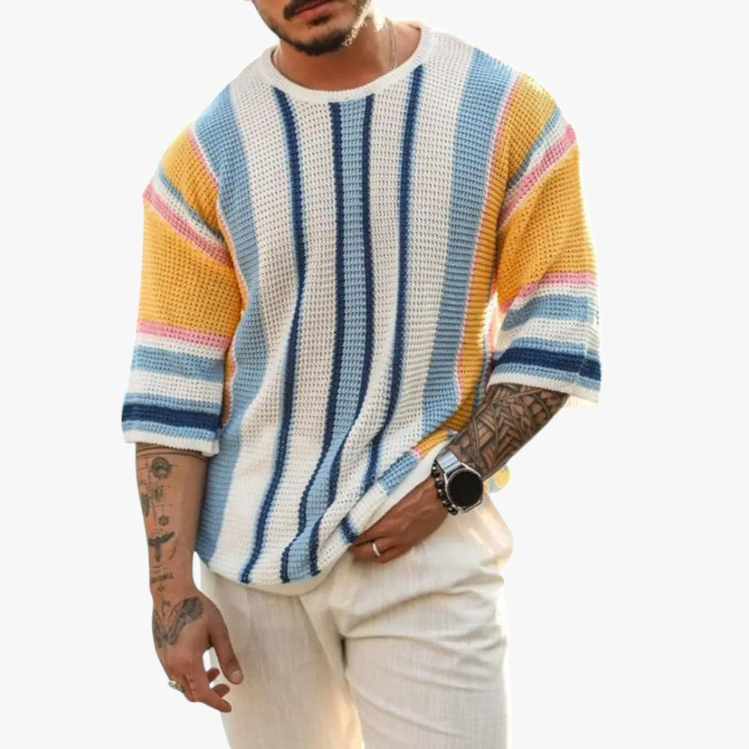 Miles & Luna Stripe Sweater for Men