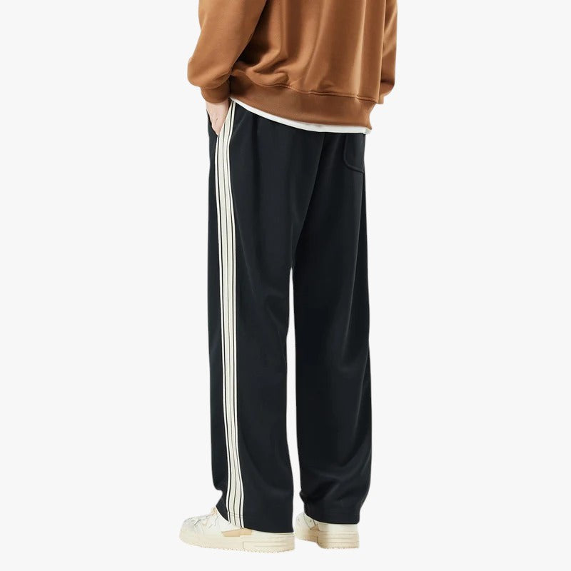 Miles & Luna Striped Sweat Pants for Men