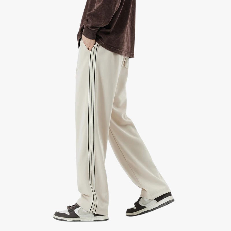 Miles & Luna Striped Sweat Pants for Men
