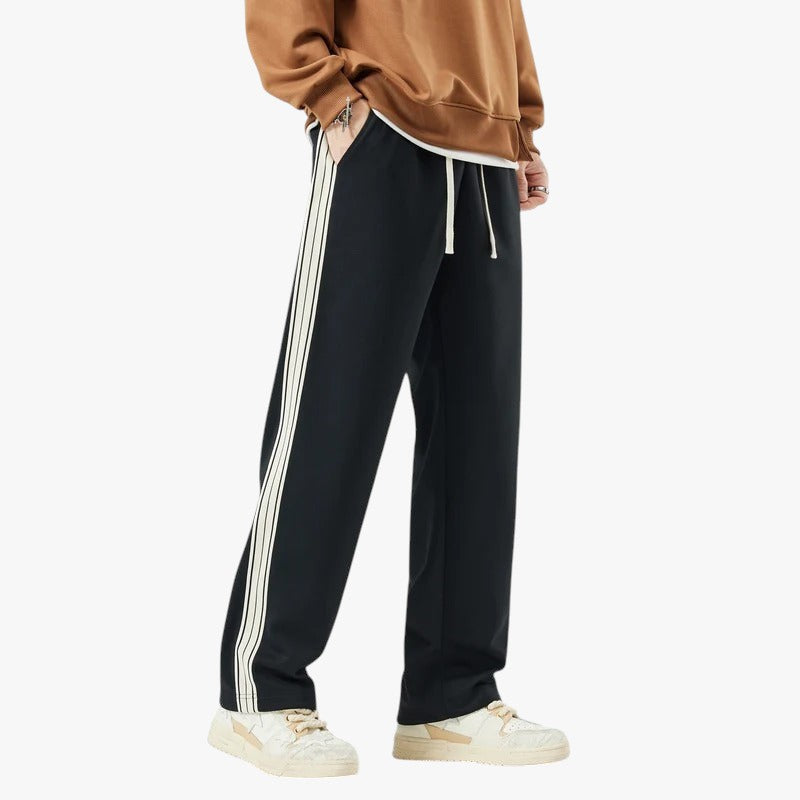 Miles & Luna Striped Sweat Pants for Men