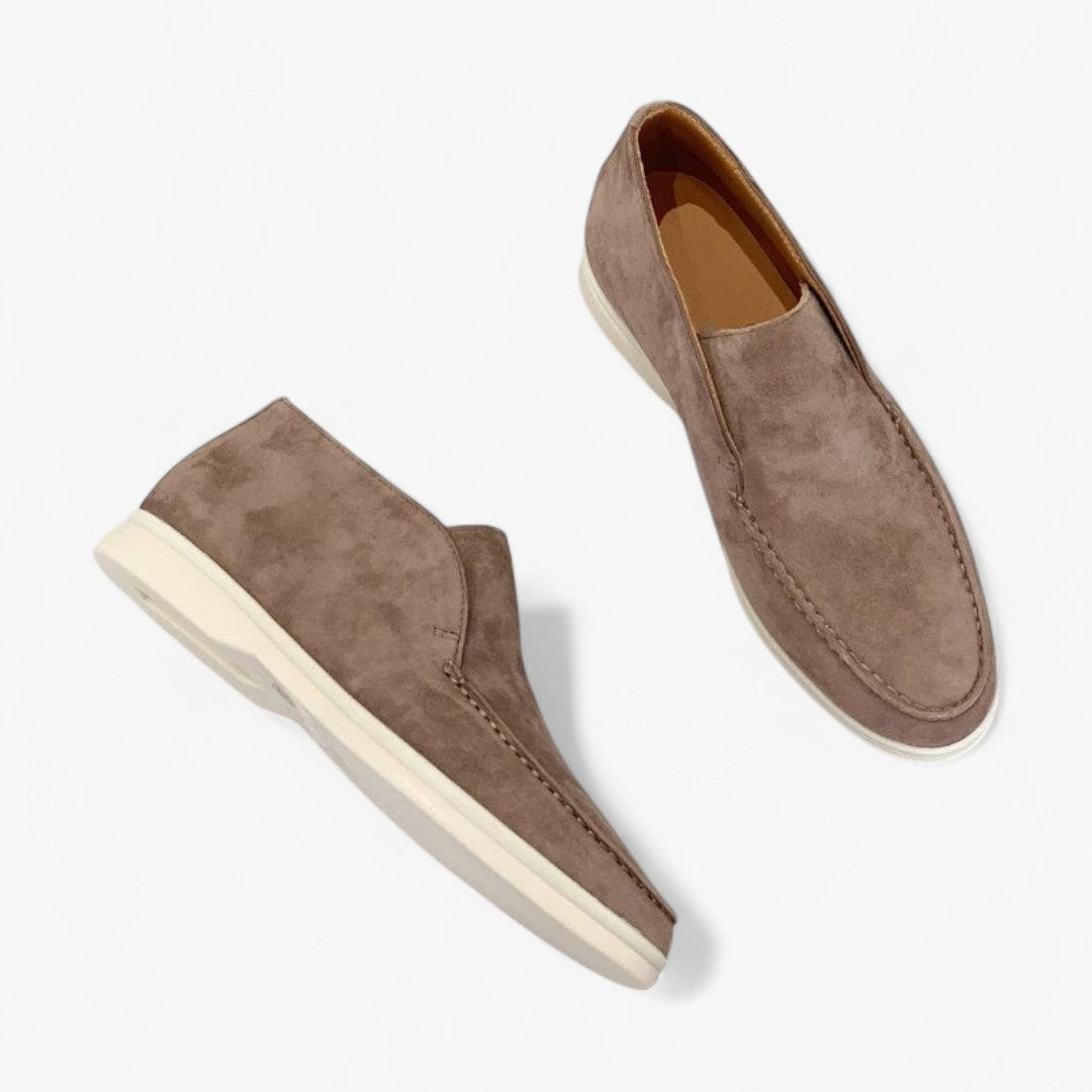Miles & Luna Suede Loafers Slip on Shoes for Men