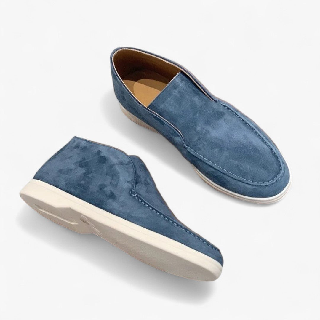 Miles & Luna Suede Loafers Slip on Shoes for Men