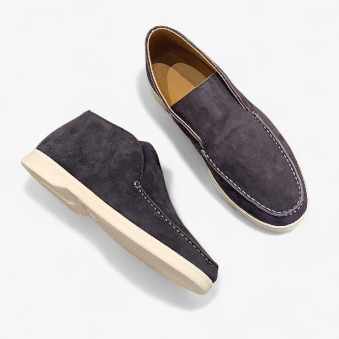Miles & Luna Suede Loafers Slip on Shoes for Men