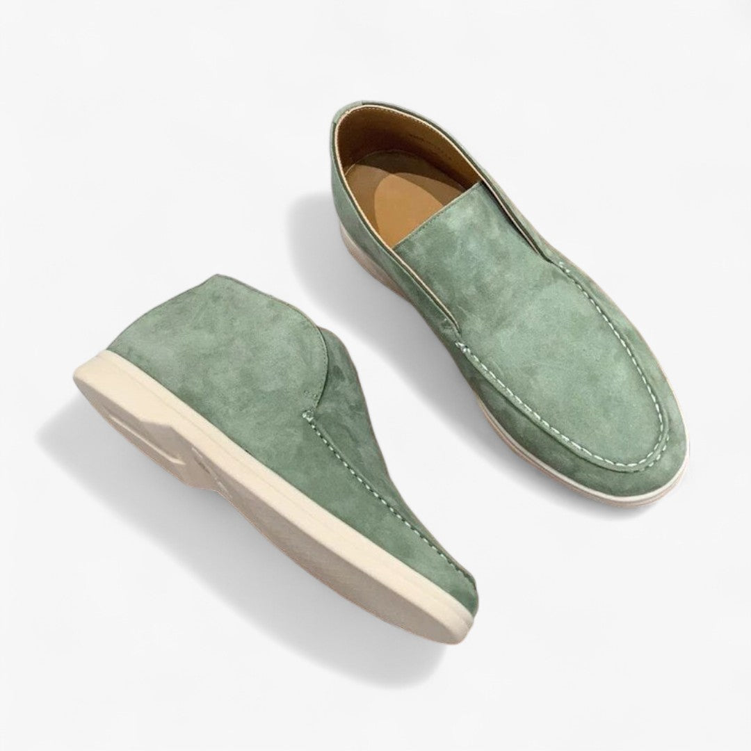Miles & Luna Suede Loafers Slip on Shoes for Men