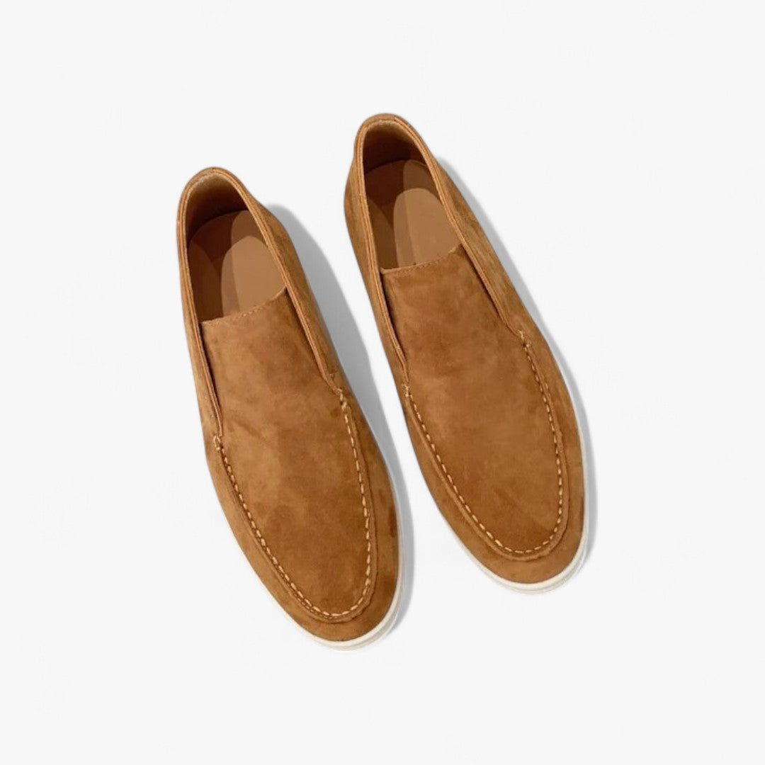 Miles & Luna Suede Loafers Slip on Shoes for Men