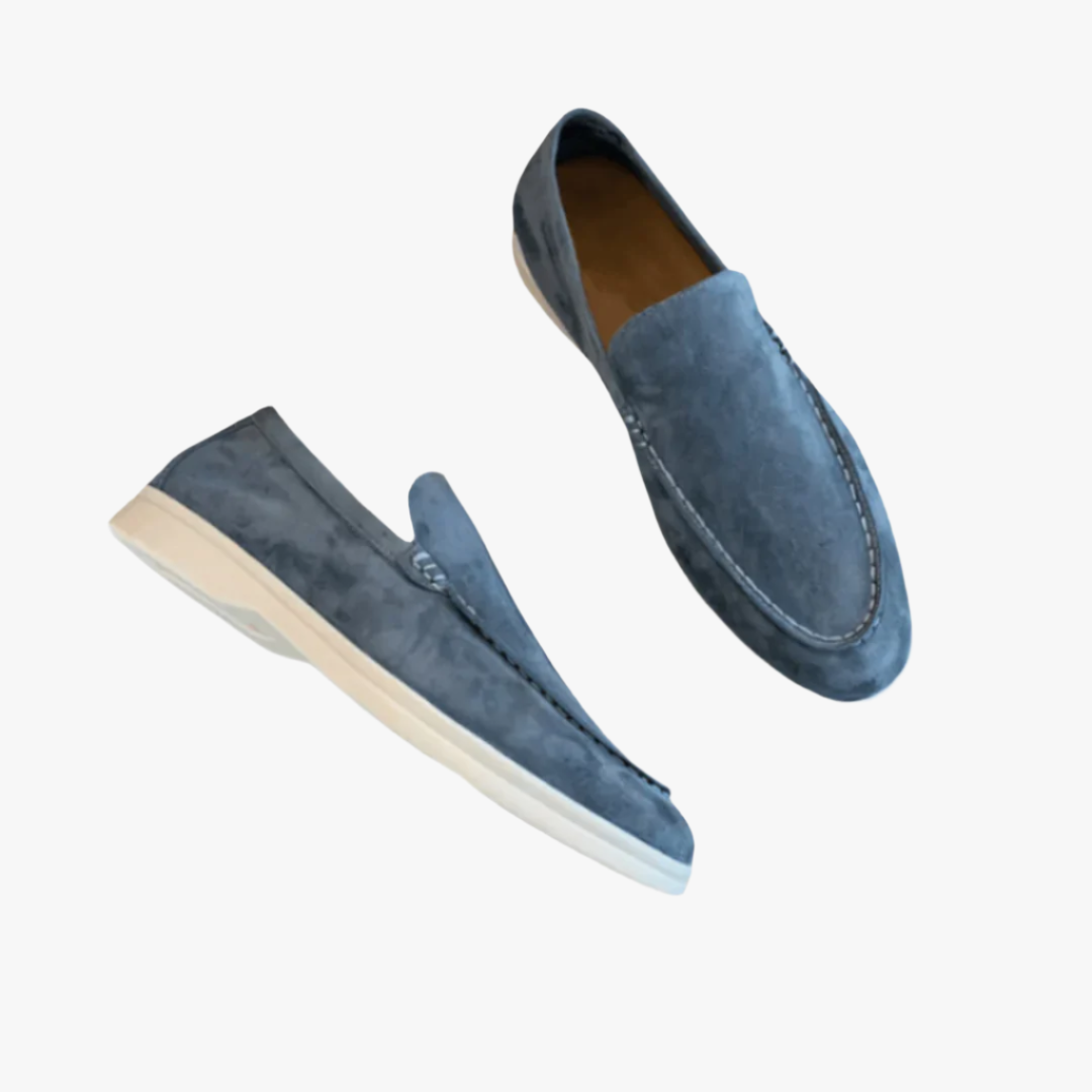Miles & Luna | Suede Loafers for Men - Classic & Comfortable Slip-On Shoes for Men