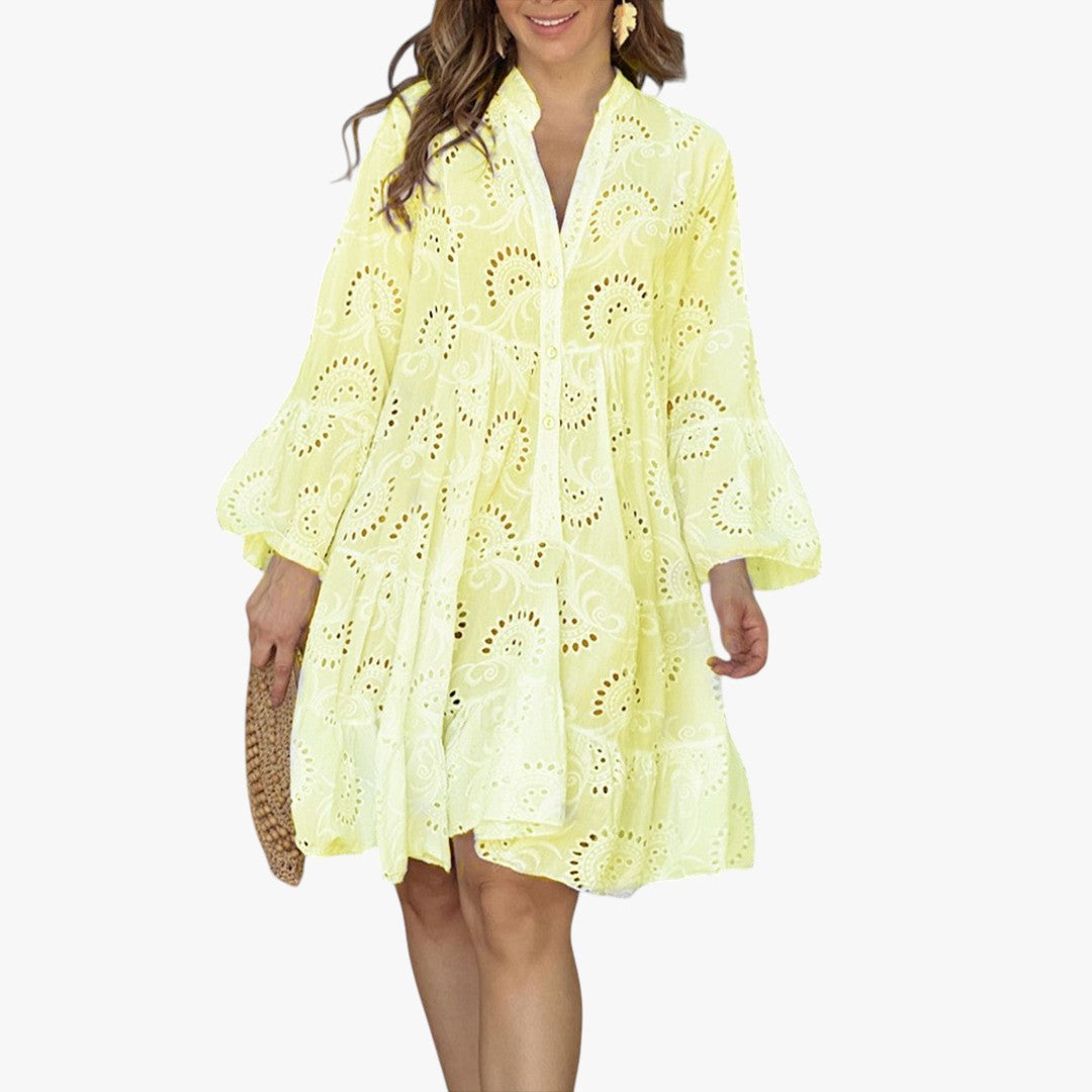 Miles & Luna Summer Midi Dress Timeless Style for Women